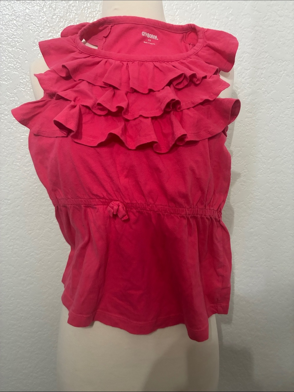 Gymboree Pink Ruffle Tank Top